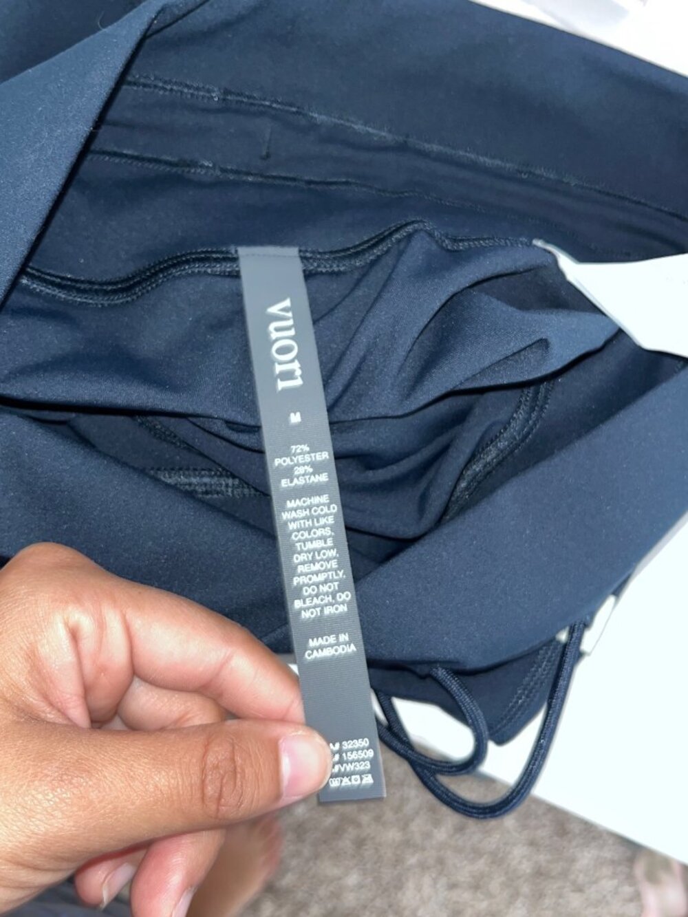 NWT Vuori Womens Daily Legging Ink Blue Size M High-Rise 7/8" - Picture 14 of 16